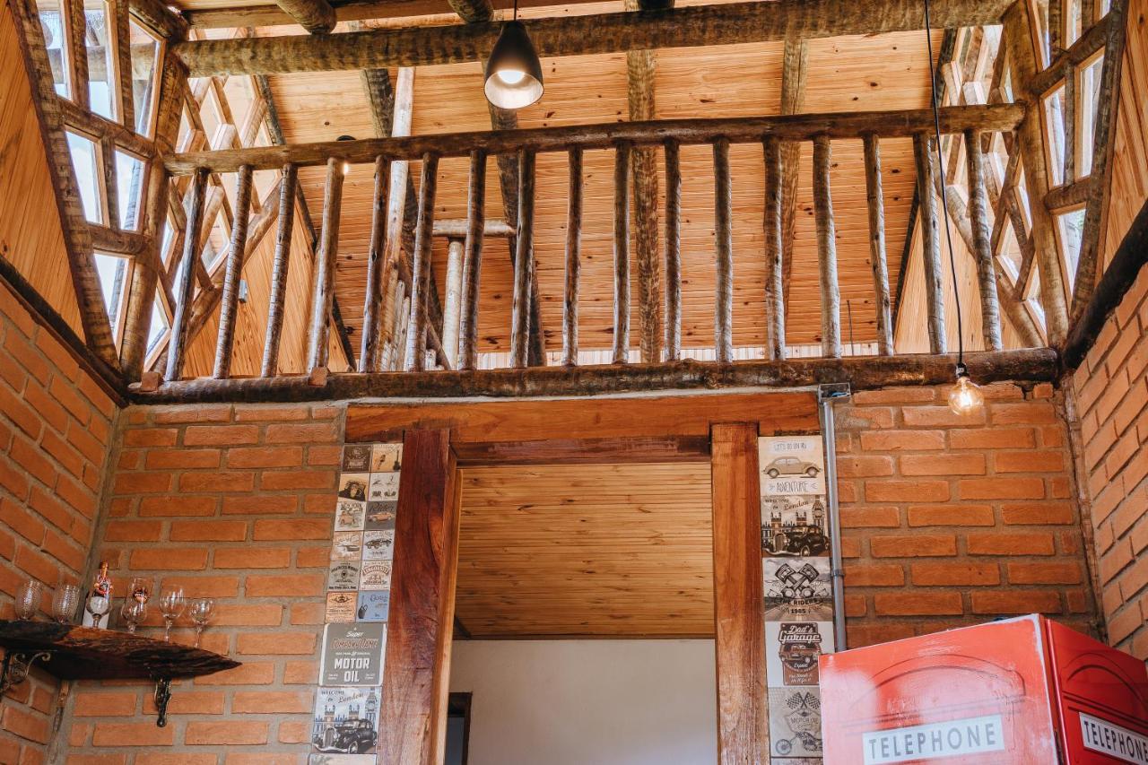 圣本图-杜萨普卡伊Chale Refugio Da Pedra Sp别墅 外观 照片